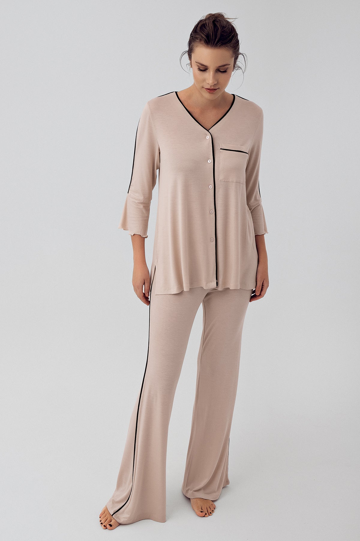 Biyeli Lohusa Pijama Takımı - 16207
