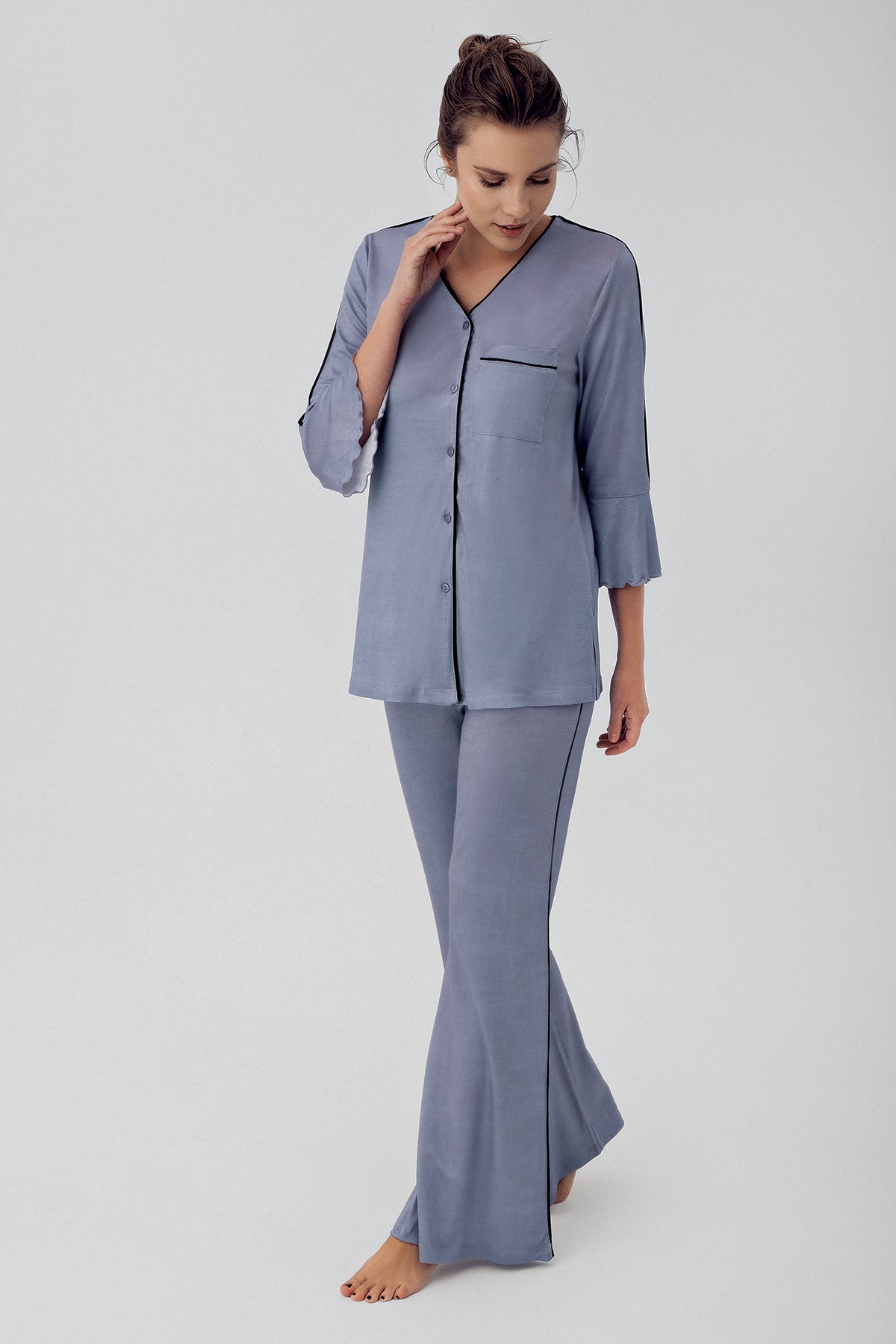 Biyeli Lohusa Pijama Takımı - 16207