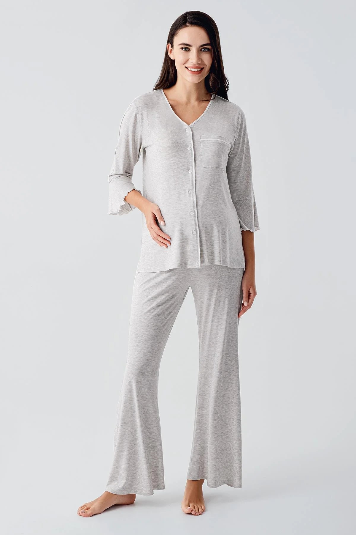 Biyeli Lohusa Pijama Takımı - 16207