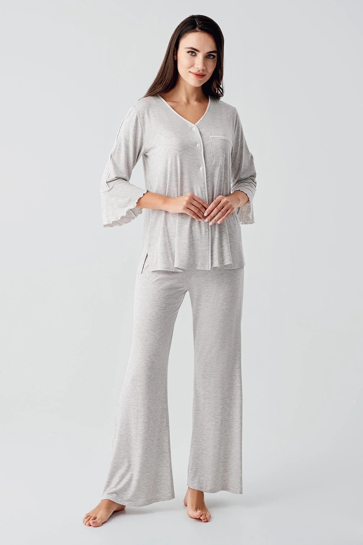 Biyeli Lohusa Pijama Takımı - 16207