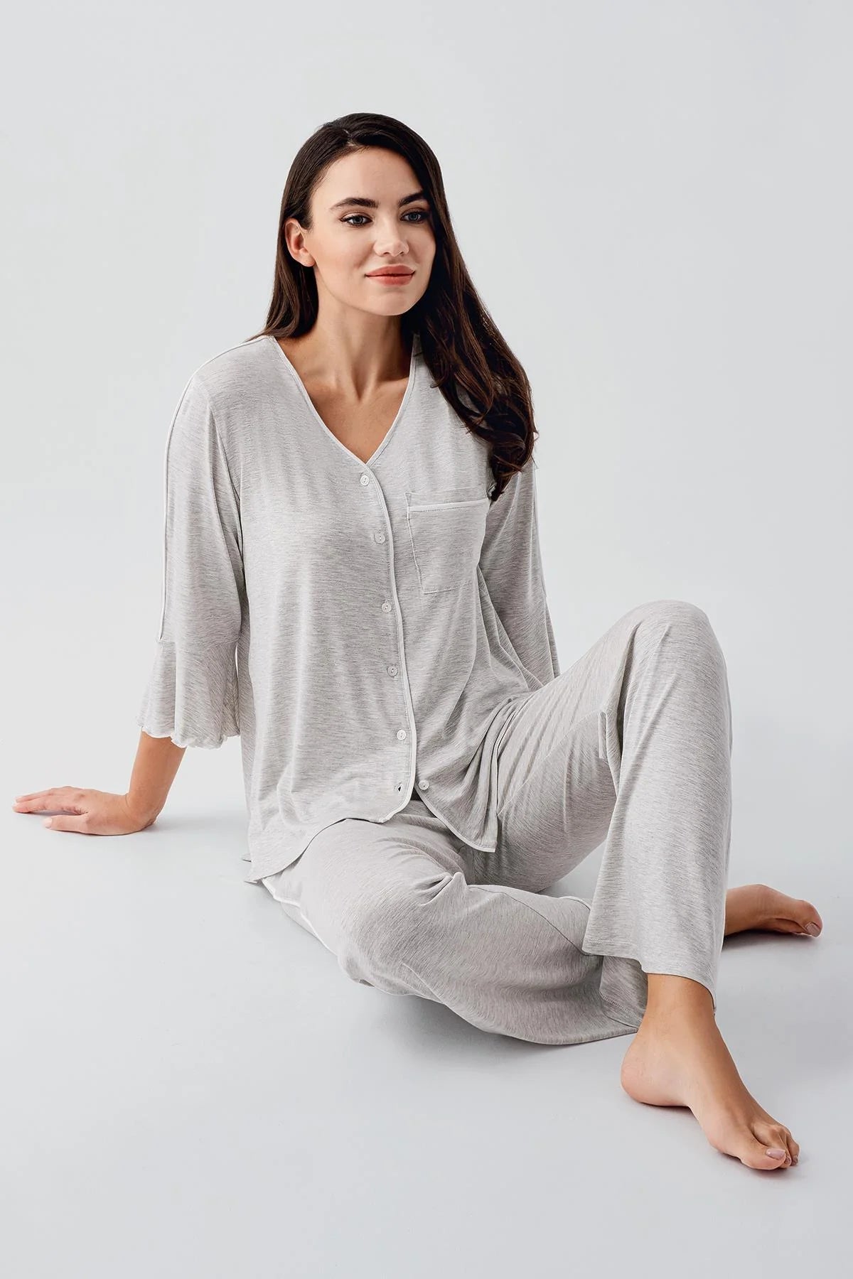 Biyeli Lohusa Pijama Takımı - 16207
