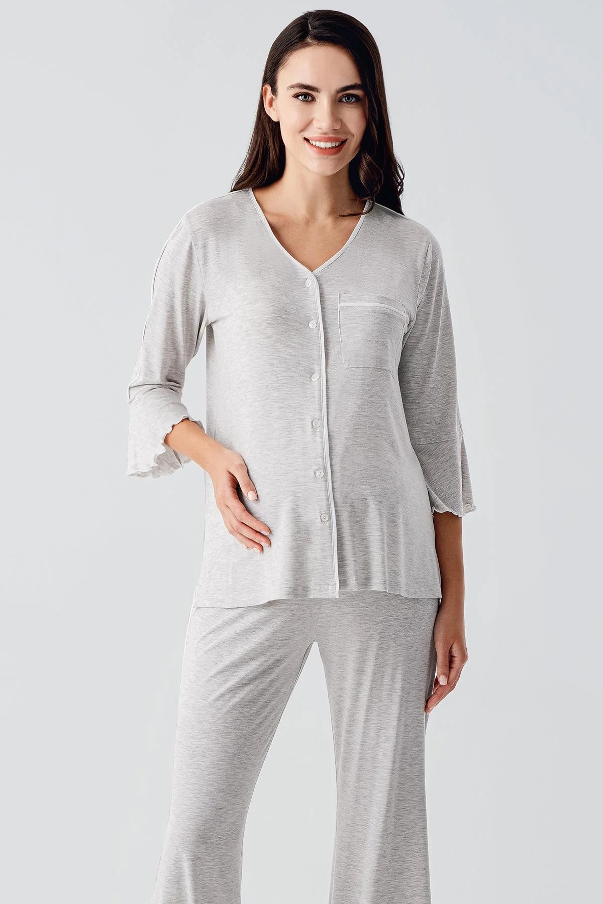 Biyeli Lohusa Pijama Takımı - 16207