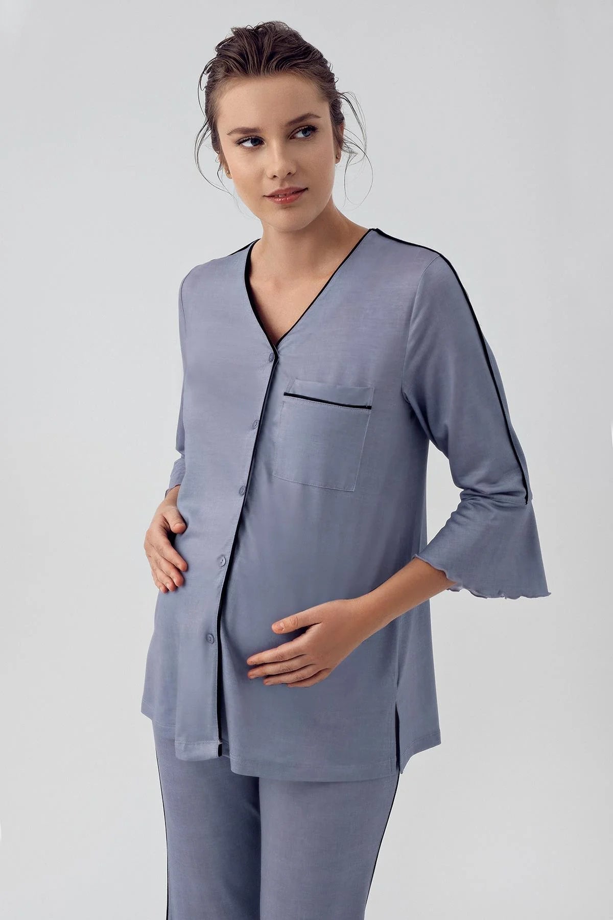 Biyeli Lohusa Pijama Takımı - 16207