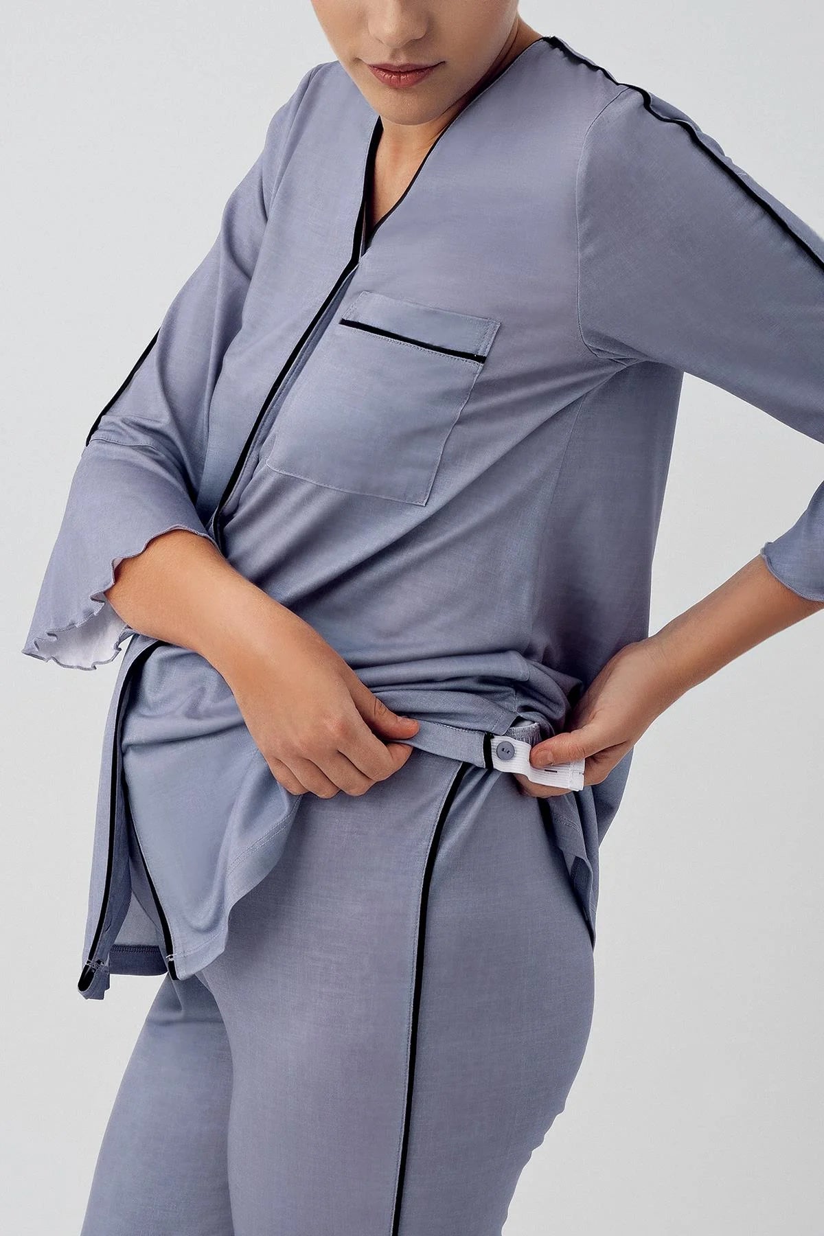 Biyeli Lohusa Pijama Takımı - 16207