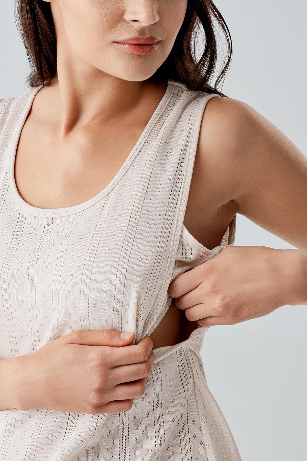 Gizli Emzirme Bölmeli Lohusa Pijama ve Sabahlık Takımı - 17308